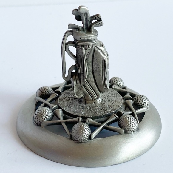 Fort Pewter Lid Jar Container Topper Golf Clubs - Picture 8 of 8